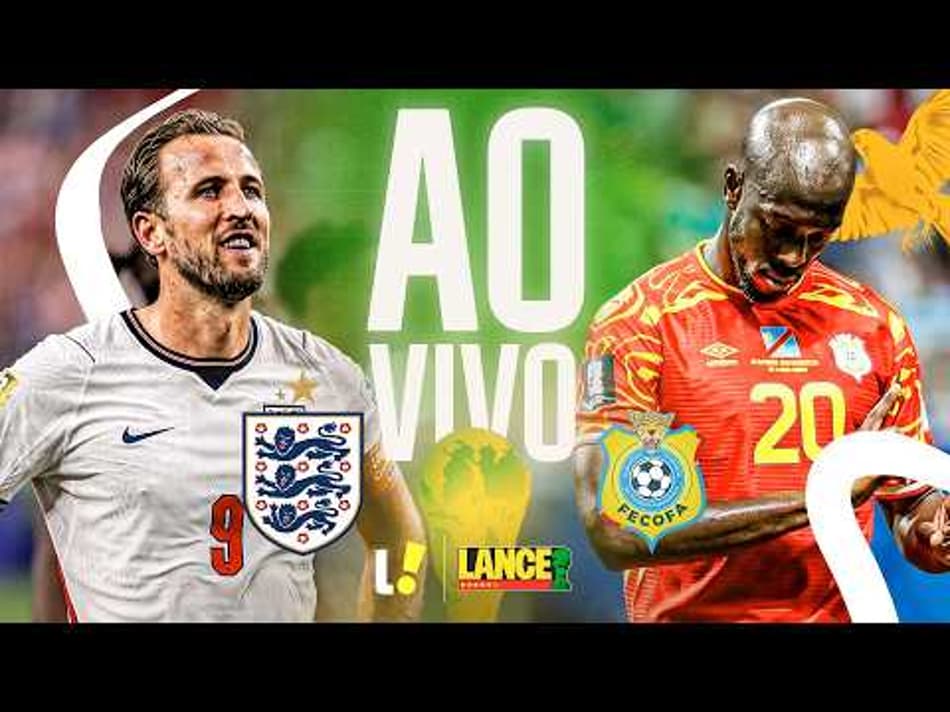 thumbnail 🔴 AO VIVO: INGLATERRA X RD CONGO – COPA DO MUNDO 2026