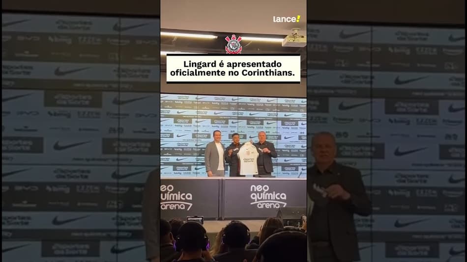 LINGARD É OFICIALMENTE APRESENTADO NO CORINTHIANS