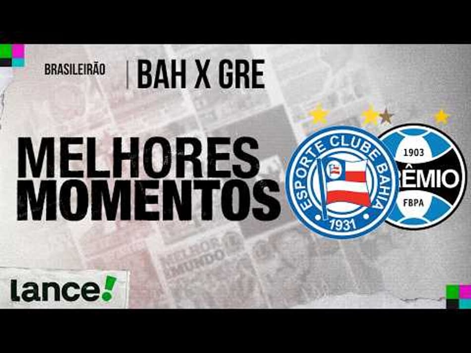 thumbnail BAHIA 1 X 1 GRÊMIO | CAMPEONATO BRASILEIRO | MELHORES MOMENTOS | 16ª RODADA