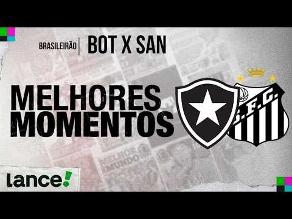 thumbnail BOTAFOGO 2 X 1 SANTOS | MELHORES MOMENTOS | CAMPEONATO BRASILEIRO