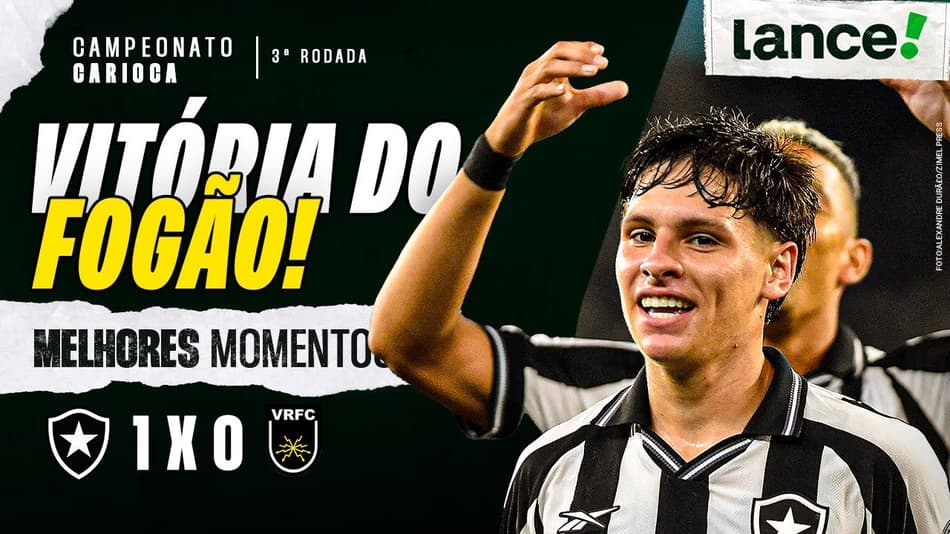 BOTAFOGO 1 X 0 VOLTA REDONDA - MELHORES MOMENTOS - CARIOCÃO 2026 - 3ª RODADA