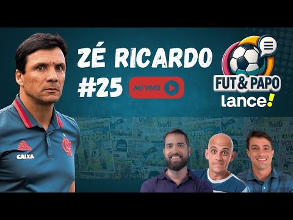 thumbnail 🔴 AO VIVO – FUT&PAPO COM O TÉCNICO ZÉ RICARDO – #25