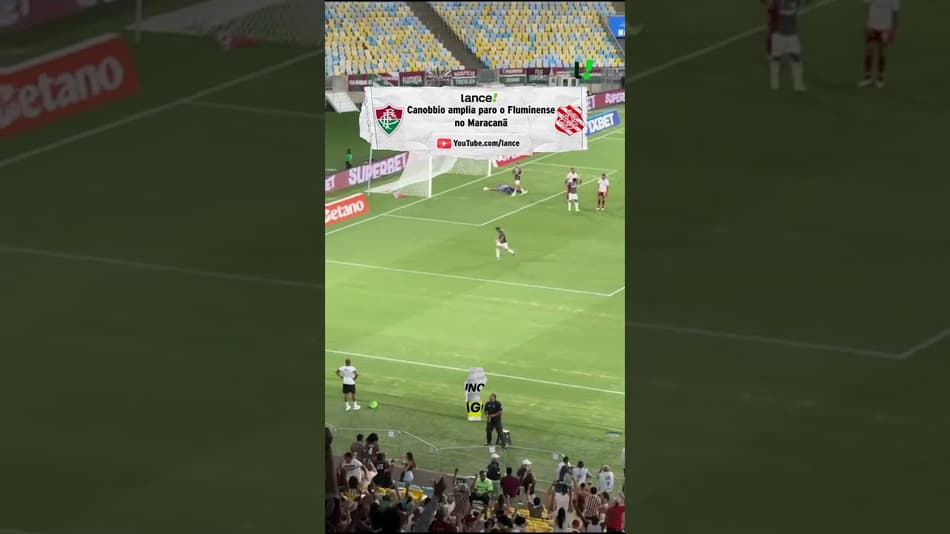 CANOBBIO MARCA E O FLUMINENSE VAI PRO INTERVALO VENCENDO O BANGU POR 2 A 0 #fluminense #futebol