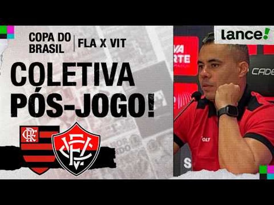 thumbnail COLETIVA COMPLETA: JAIR VENTURA ANALISA DERROTA E PROJETA VIRADA DO VITÓRIA NO JOGO DE VOLTA!