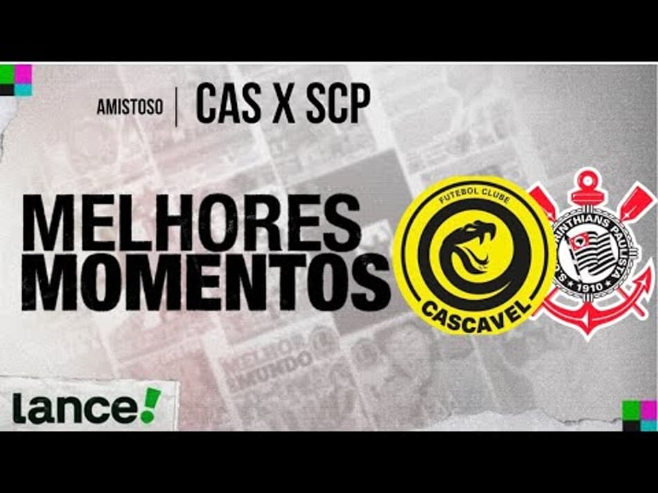 thumbnail CASCAVEL 1 x 1 CORINTHIANS | MELHORES MOMENTOS | AMISTOSO