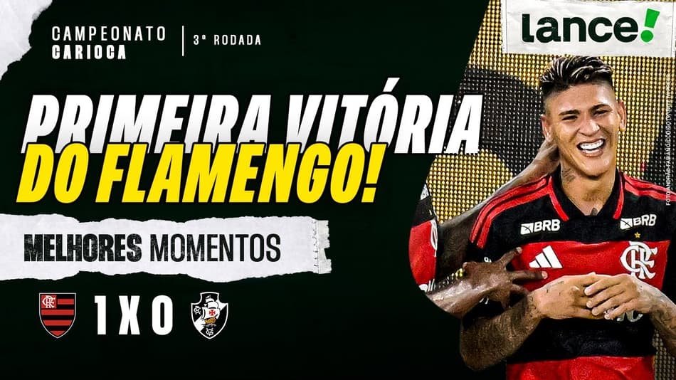 FLAMENGO 1 X 0 VASCO - MELHORES MOMENTOS - CARIOCÃO 2026 - 3ª RODADA