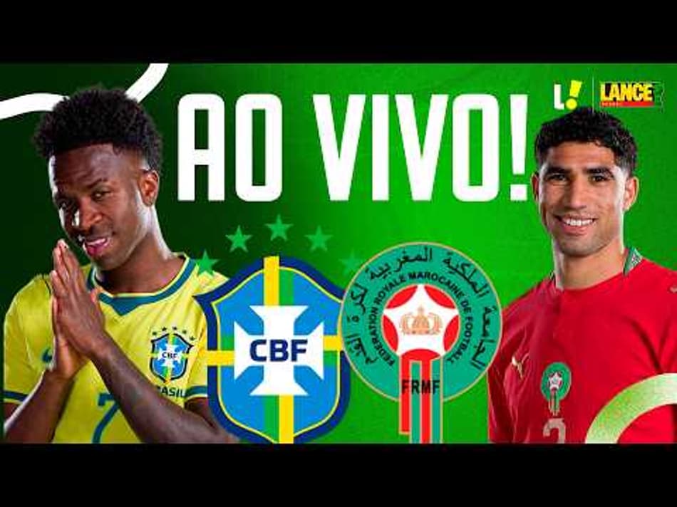 thumbnail 🔴 AO VIVO: BRASIL X MARROCOS – COPA DO MUNDO 2026