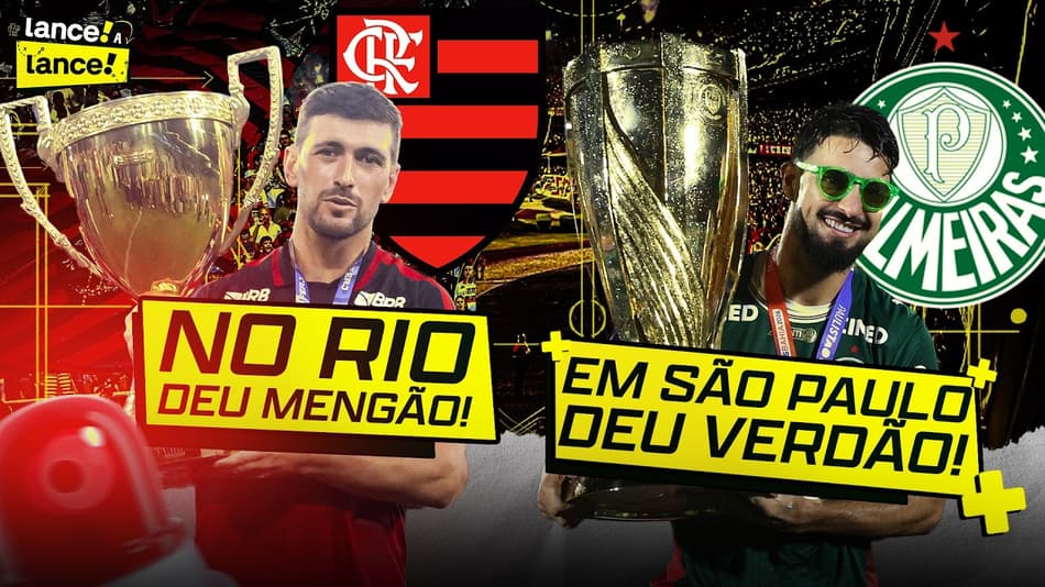 🔴 AO VIVO -  FESTA DO FLAMENGO NO CARIOCA E VERDÃO SOBRA NO PAULISTA - LANCE A LANCE