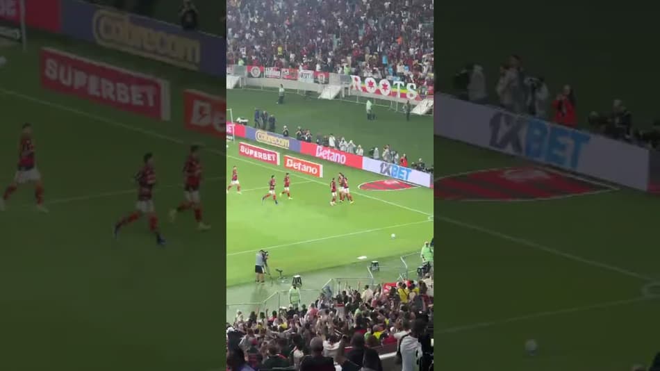 PEDRO ABRE O PLACAR PARA O FLAMENGO! #flamengo #cruzeiro #futebol #fyp #shorts #youtube