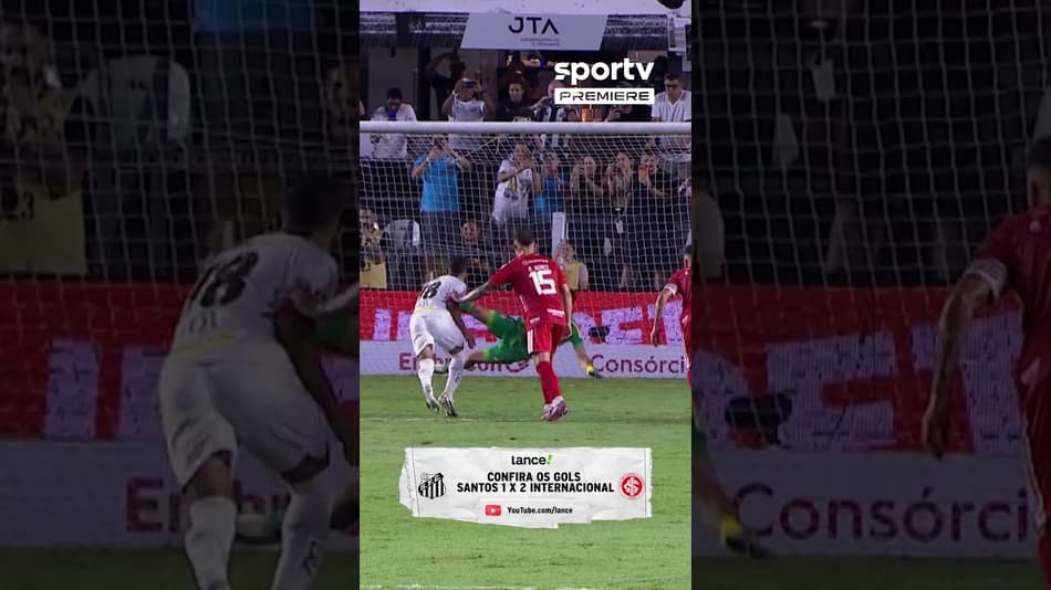 SANTOS PERDE POR 2 A 1 PARA O INTERNACIONAL E VOVJODA É DEMITIDO, CONFIRA OS GOLS!
