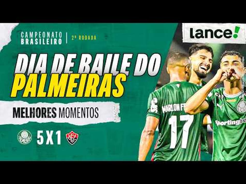 thumbnail PALMEIRAS 5 X 1 VITÓRIA | MELHORES MOMENTOS | 2ª RODADA | CAMPEONATO BRASILEIRO