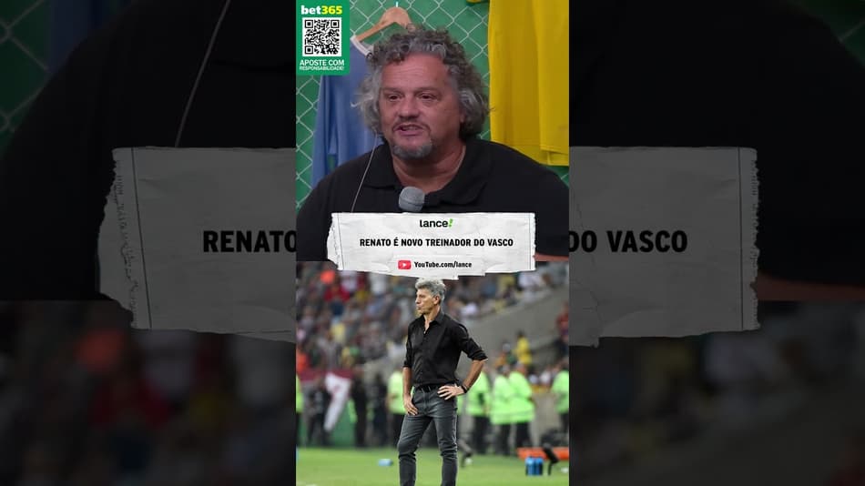 RENATO GAÚCHO É O NOVO TREINADOR DO VASCO DA GAMA! GOSTOU DA CONTRATAÇÃO, TORCEDOR?