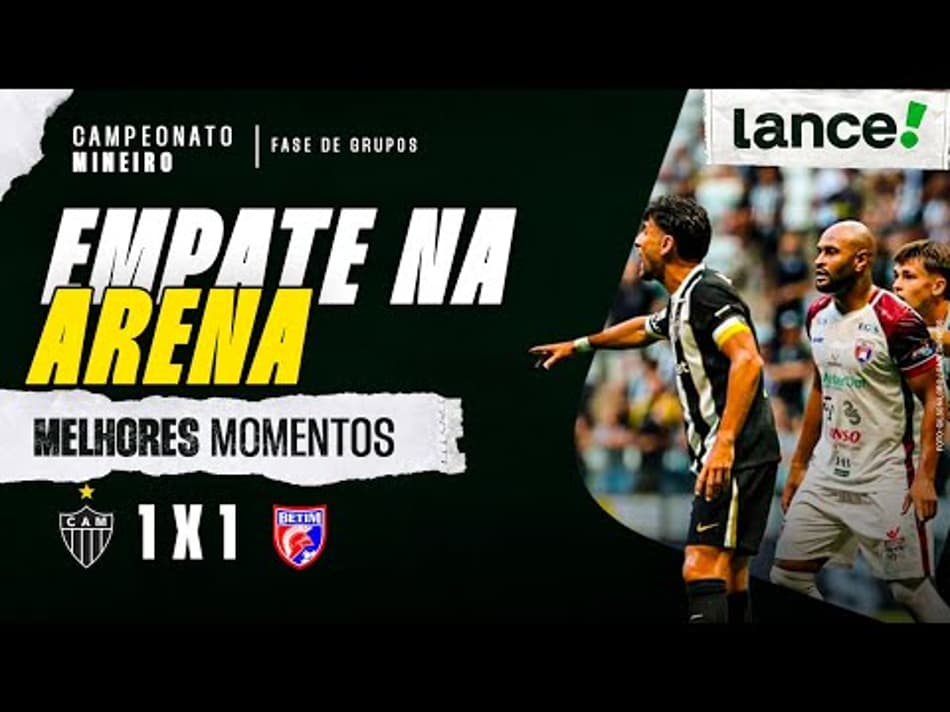 thumbnail ATLÉTICO-MG 1 X 1 BETIM – MELHORES MOMENTOS – CAMPEONATO MINEIRO 2026 – 1ª RODADA