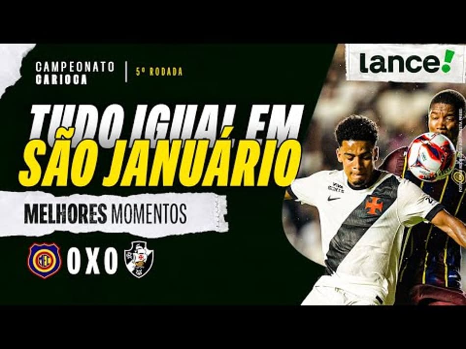 thumbnail MADUREIRA 0 X 0 VASCO | CAMPEONATO CARIOCA | MELHORES MOMENTOS