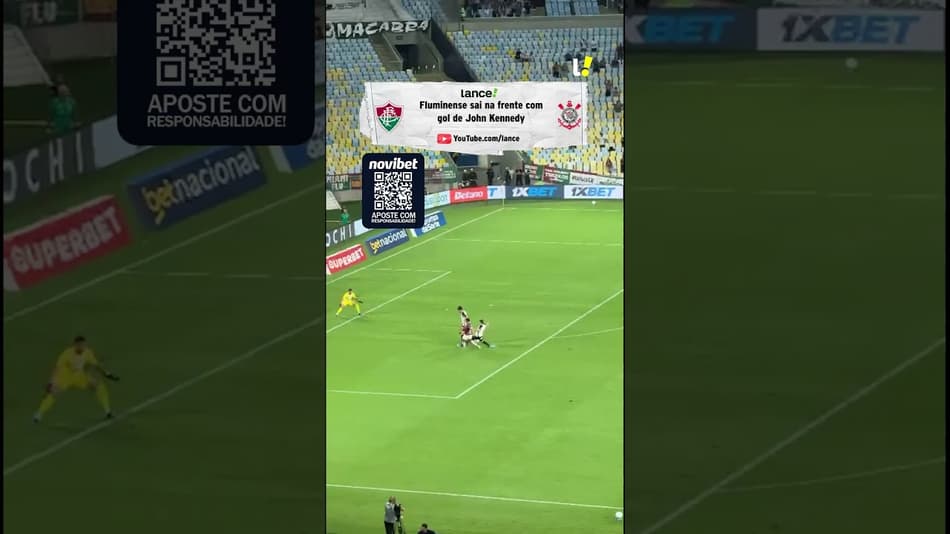 JOHN KENNEDY MARCA E FLUMINENSE SAI NA FRENTE DO PLACAR