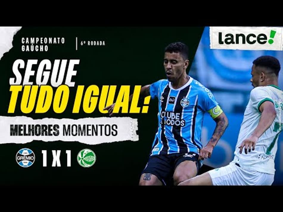 thumbnail GRÊMIO 1 x 1 JUVENTUDE | MELHORES MOMENTOS | 6ª RODADA | CAMPEONATO GAÚCHO