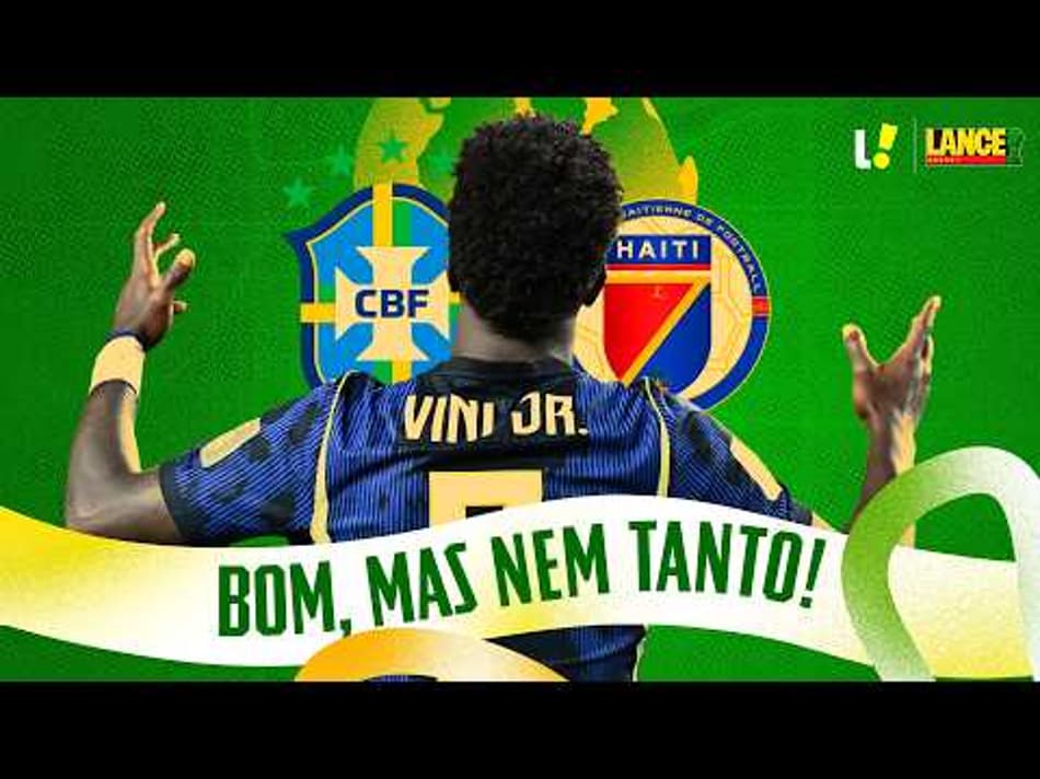 thumbnail BRASIL VENCE O HAITI COM SHOW DE VINI JR! CONVENCEU VOCÊ?