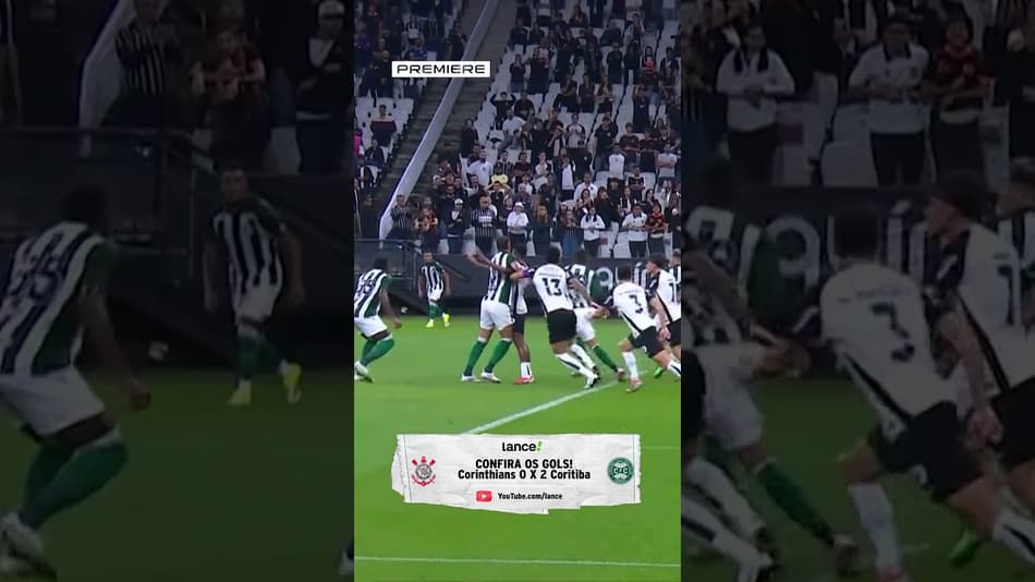 CORITIBA VENCE O CORINTHIANS POR 2 A 0 #coritiba #corinthians #futebol #brasil #fyp #shorts #youtube