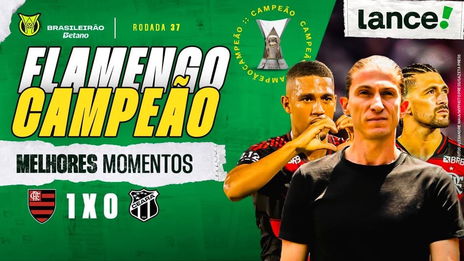 FLAMENGO 1 X 0 CEARÁ - MELHORES MOMENTOS - BRASILEIRÃO 2025 - 37ª RODADA