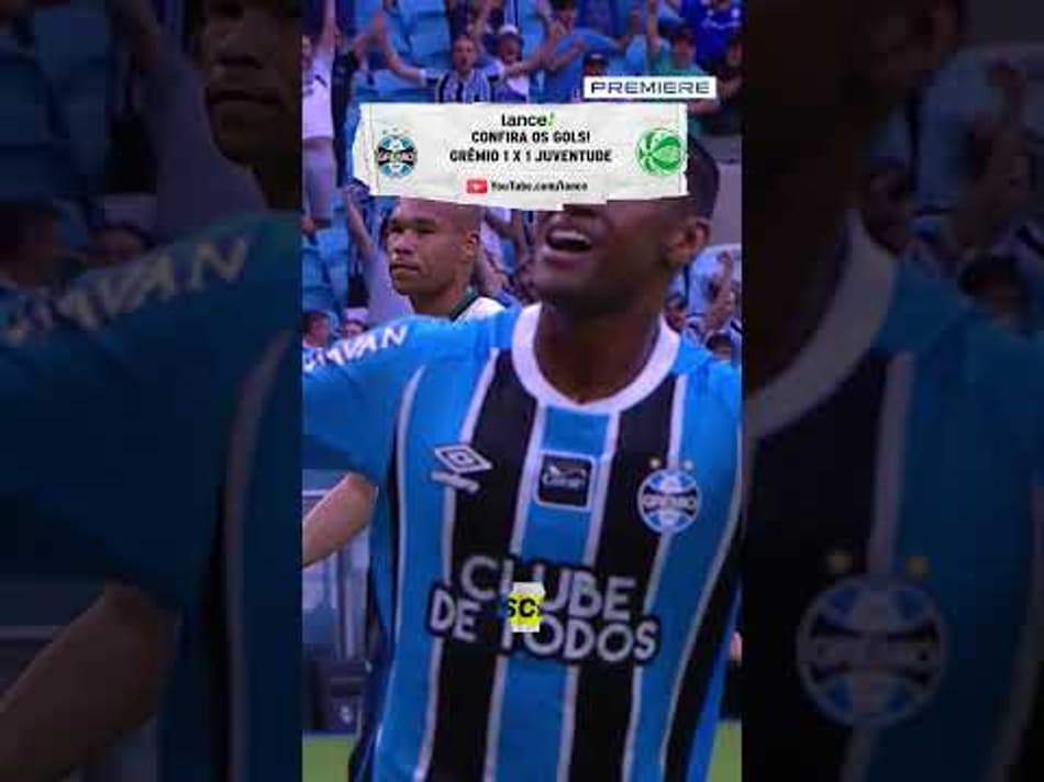 thumbnail GRÊMIO E JUVENTUDE EMPATAM EM 1 A 1 E DECISÃO FICA PARA O JOGO DA VOLTA