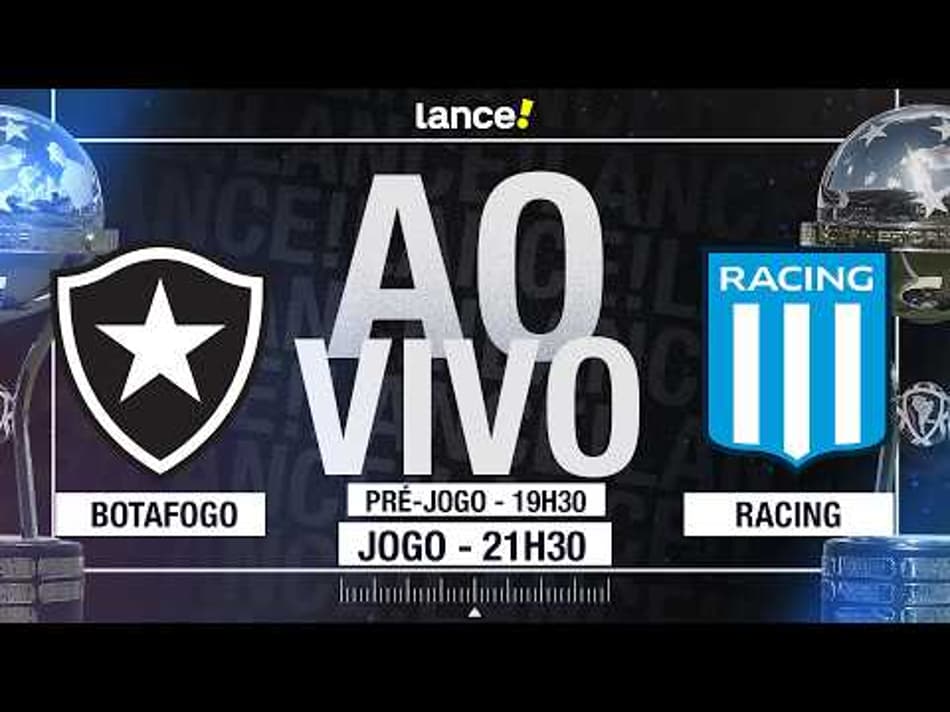 thumbnail 🔴 AO VIVO | BOTAFOGO X RACING – COPA SUL-AMERICANA – COM PRÉ-JOGO