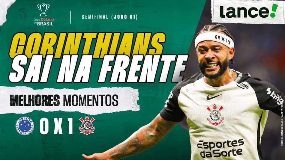 CRUZEIRO 0 X 1 CORINTHIANS - MELHORES MOMENTOS - COPA DO BRASIL 2025 - SEMIFINAL - JOGO 1