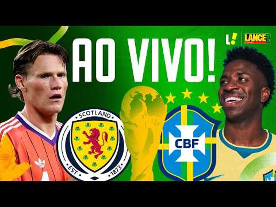 thumbnail 🔴 AO VIVO: BRASIL X ESCÓCIA – COPA DO MUNDO 2026