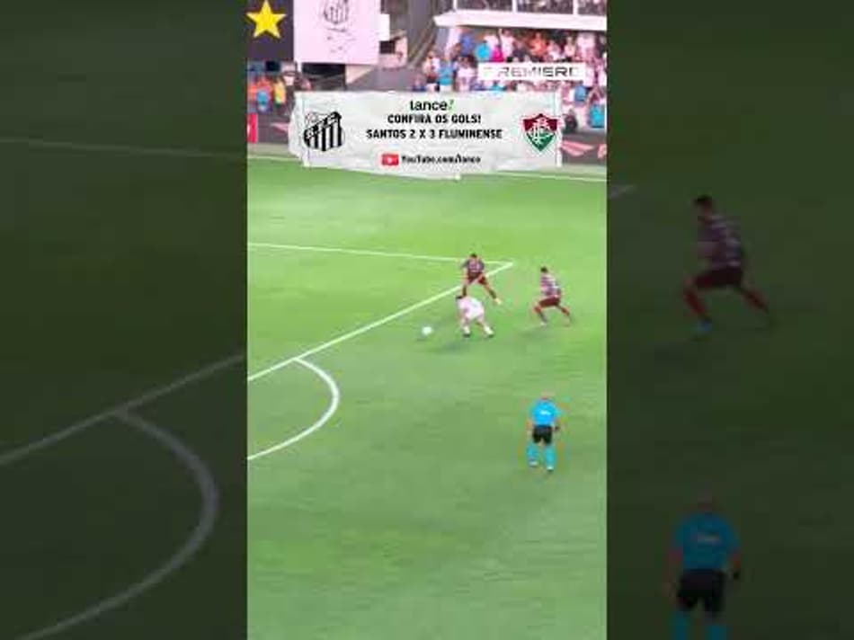 thumbnail ⚽ GOLS: SANTOS 2 X 3 FLUMINENSE – VITÓRIA TRICOLOR, DE VIRADA, NA VILA!