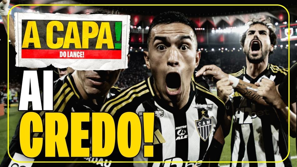 O GALO CALOU O MARACANÃ E SAIU NA FRENTE NA COPA | A CAPA DO LANCE!