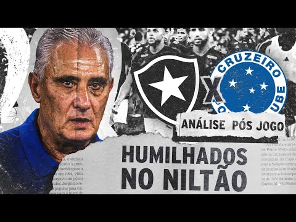 thumbnail CRUZEIRO É DESMORALIZADO NA ESTREIA DO BRASILEIRO | ANÁLISE PÓS-JOGO | BOTAFOGO 4 x 0 CRUZEIRO