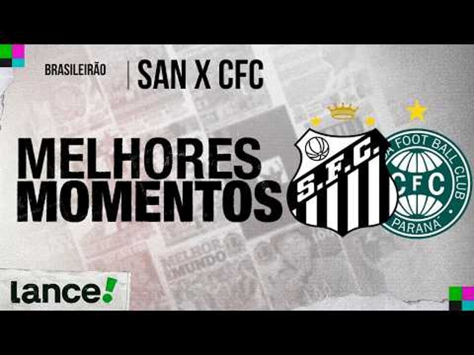 thumbnail SANTOS 0x3 CORITIBA – BRASILEIRÃO 2026 – MELHORES MOMENTOS