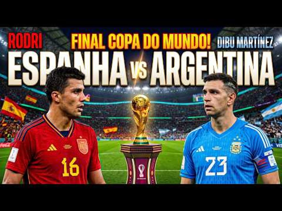 thumbnail ESPANHA X ARGENTINA: OS CICLOS HISTÓRICOS QUE ENVOLVEM A FINAL DA COPA DO MUNDO!