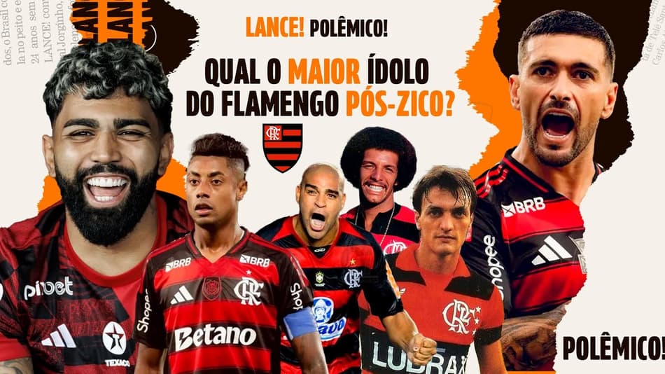 QUEM É O MAIOR ÍDOLO DO FLAMENGO DEPOIS DE ZICO? LANCE! POLÊMICO