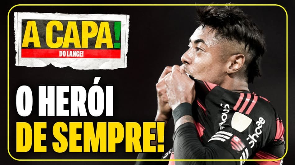BRUNO HENRIQUE GARANTE A VANTAGEM PRO FLAMENGO | A CAPA DO LANCE!