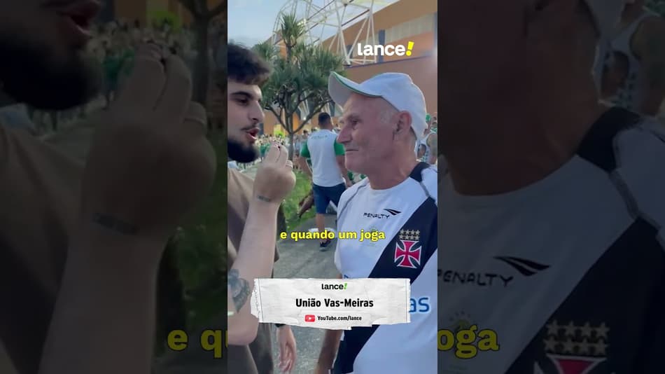 UNIÃO VAS-MEIRAS? O CORAÇÃO DESSE TORCEDOR ESTÁ DIVIDIDO ENTRE O VASCO E O PALMEIRAS 😂