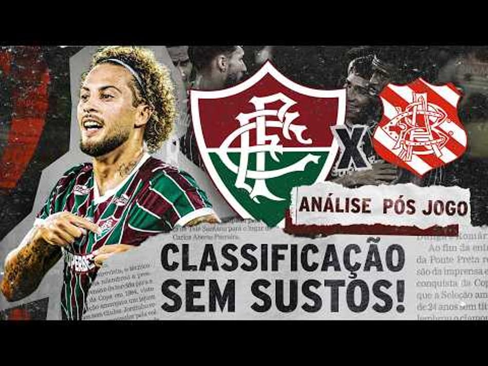 thumbnail TRICOLOR AVANÇA NO CAMPEONATO CARIOCA | ANÁLISE PÓS-JOGO | FLUMINENSE 3 X 1 BANGU