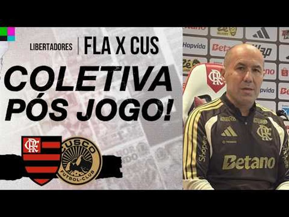 thumbnail COLETIVA DE LEONARDO JARDIM – FLAMENGO 3×0 CUSCO – LIBERTADORES 2026