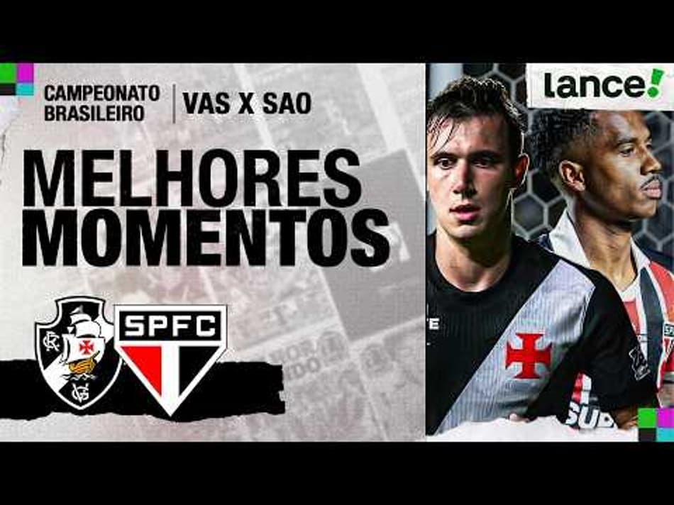 thumbnail VASCO 2 x 1 SÃO PAULO | MELHORES MOMENTOS | CAMPEONATO BRASILEIRO | 12ª RODADA