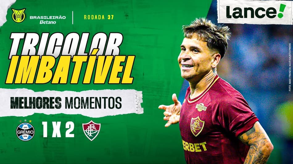 GRÊMIO 1 X 2 FLUMINENSE - MELHORES MOMENTOS - BRASILEIRÃO 2025 - 37ª RODADA