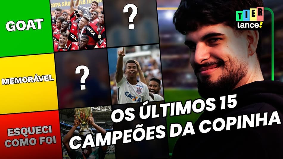 OS 15 ÚLTIMOS CAMPEÕES DA COPINHA - TIER LANCE!