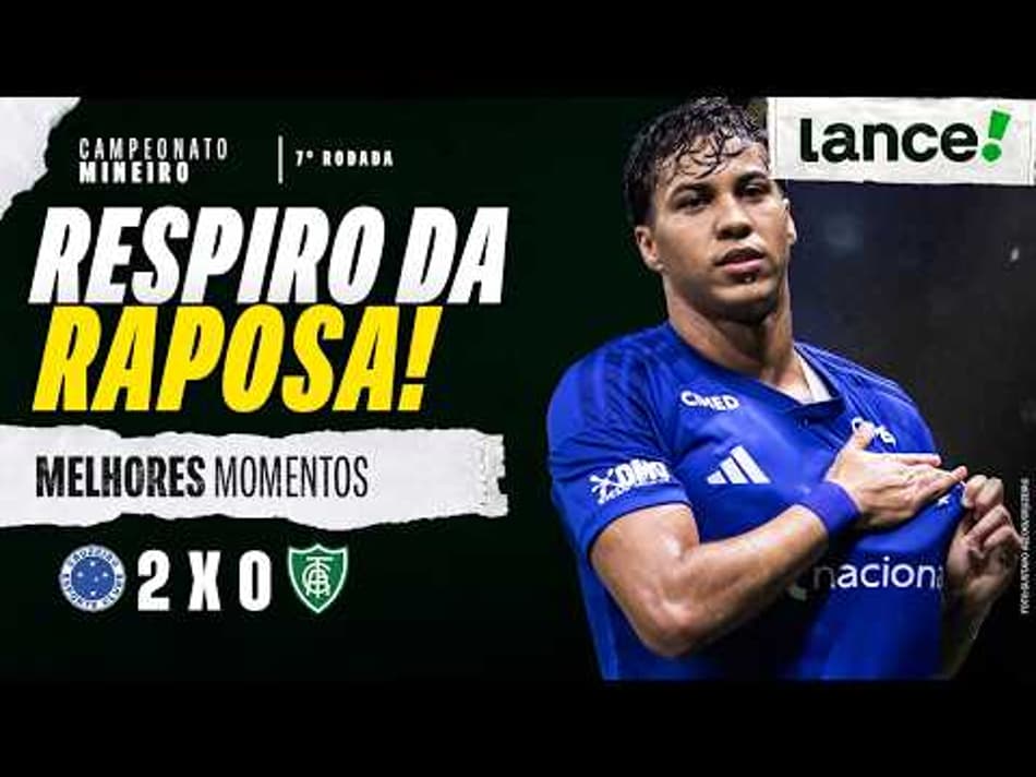thumbnail CRUZEIRO 2 X 0 AMÉRICA-MG | CAMPEONATO MINEIRO | MELHORES MOMENTOS