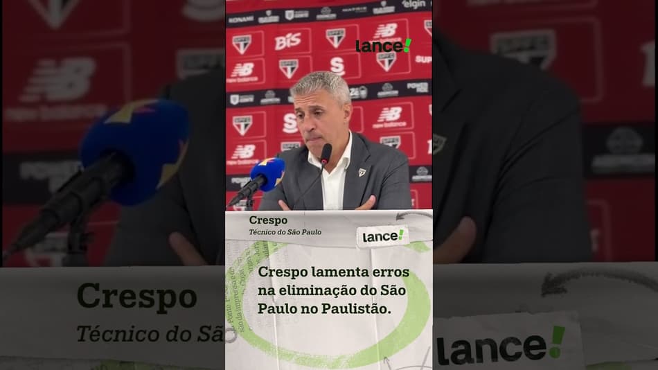 CRESPO LAMENTA ERROS NA ELIMINAÇÃO DO SÃO PAULO: "OS DETALHES FAZEM A DIFERENÇA!" #sãopaulo #fyp