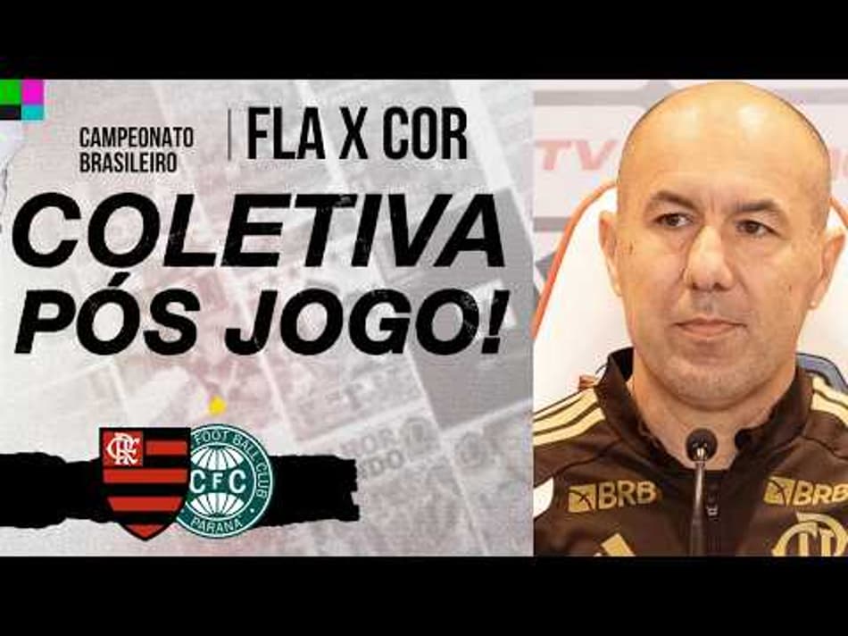 thumbnail COLETIVA DO LEONARDO JARDIM – FLAMENGO 3 X 0 CORITIBA – BRASILEIRÃO