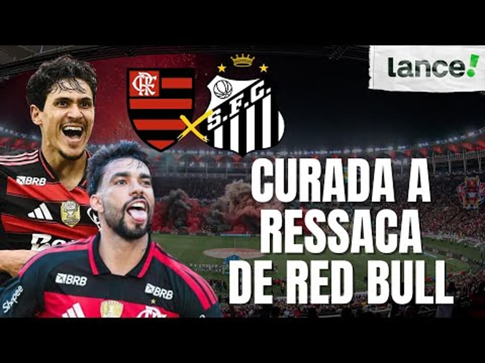 thumbnail CUROU A RESSACA! Flamengo vence Santos, de virada, no Maracanã
