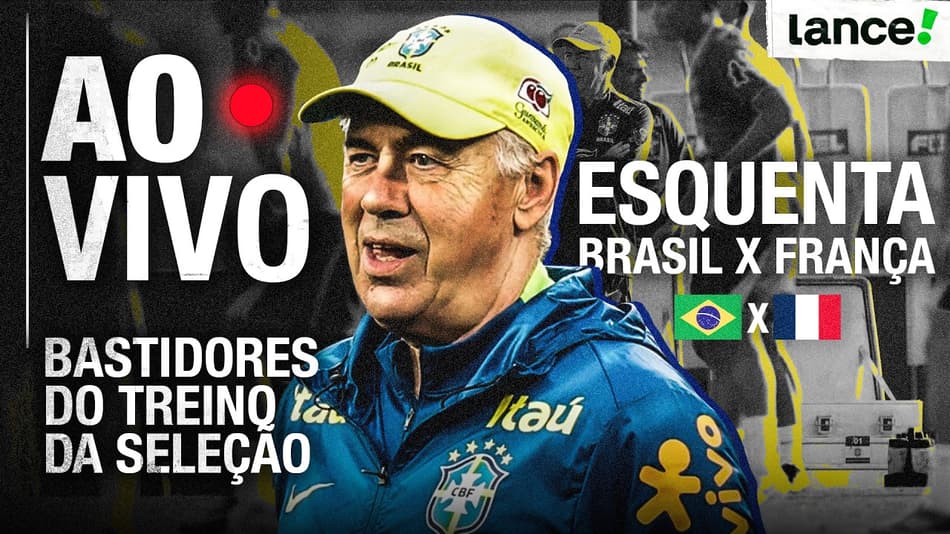 🔴AO VIVO | TREINO DA SELEÇÃO: ANCELOTTI DEFINE O TIME PARA O CLÁSSICO BRASIL X FRANÇA!