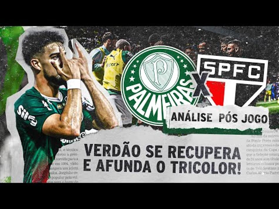 thumbnail PALMEIRAS AFUNDA O SÃO PAULO EM CRISE! – ANÁLISE PÓS-JOGO – PALMEIRAS 3×1 SÃO PAULO – PAULISTÃO