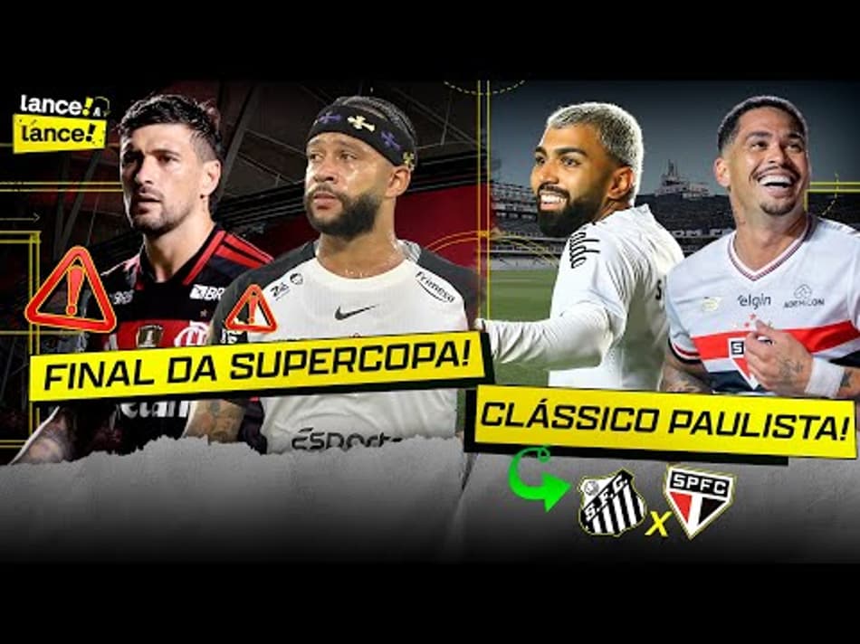 thumbnail 🔴 AO VIVO – ESQUENTA DA SUPERCOPA DO BRASIL – FLAMENGO X CORINTHIANS | LANCE A LANCE DE SEXTA