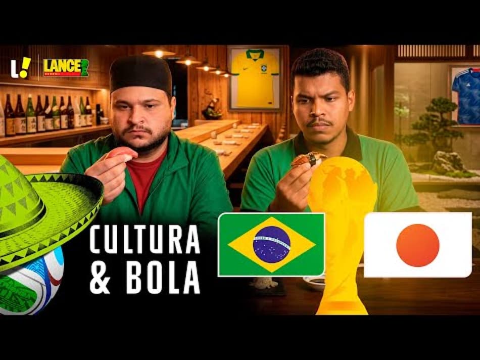 thumbnail Brasil vs Japão | Quando culinária encontra estratégia no campo | Cultura e Bola