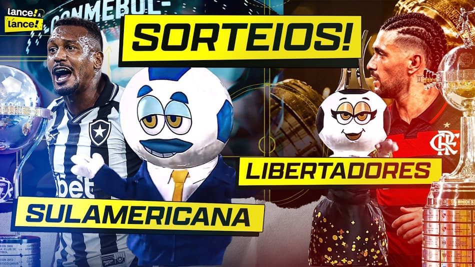 🔴 AO VIVO -  SORTEIO DOS GRUPOS DA COPA LIBERTADORES E SUDAMERICANA 2026 - LANCE A LANCE