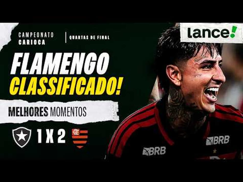 thumbnail BOTAFOGO 1 X 2 FLAMENGO | MELHORES MOMENTOS | QUARTAS DE FINAL | CAMPEONATO CARIOCA